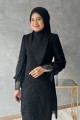 Yara Luxe Kurung - Exclusive Black