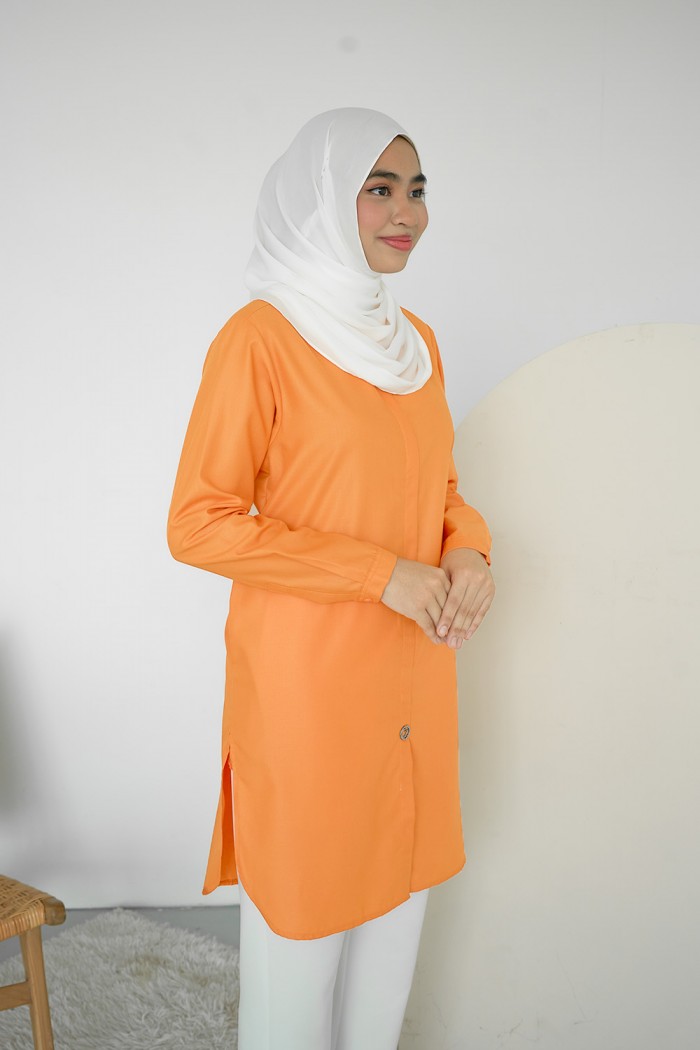 Aileen Blouse - Fox Orange