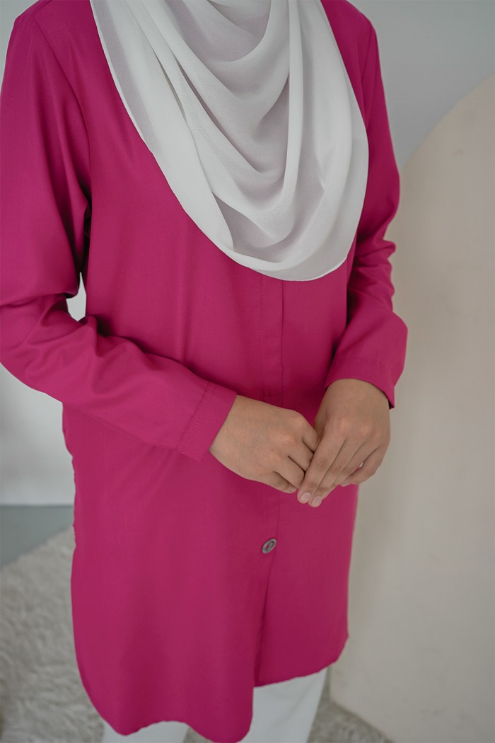 Aileen Blouse - Magenta Pink