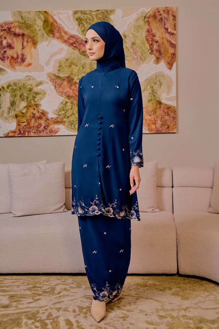 Bienda Kebaya - Navy Blue