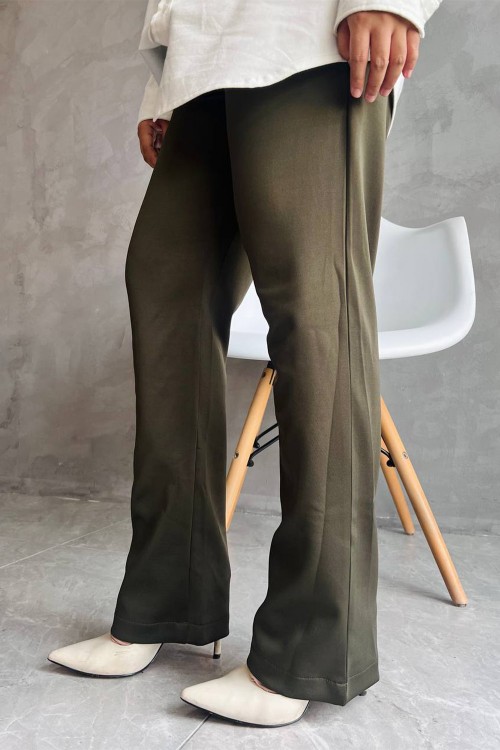 Qeisha Pants - Dark Olive