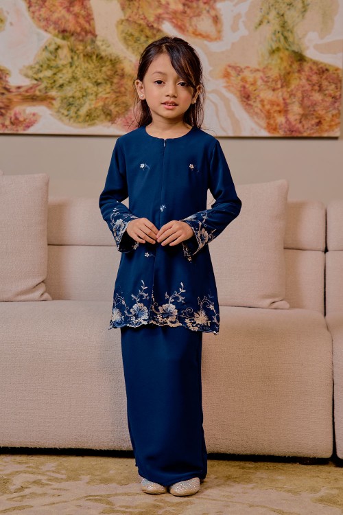 Bienda Kebaya Kids - Navy Blue