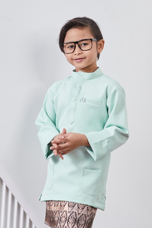 Baju Melayu Yusoff Kids - Burgundy