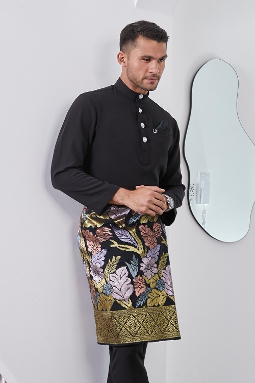 Baju Melayu Yusoff - Exclusive Black