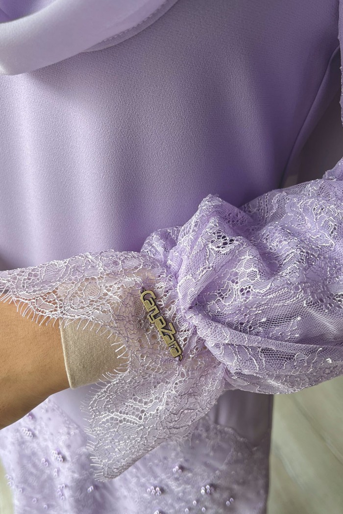 Yara Luxe Kurung - Lavender