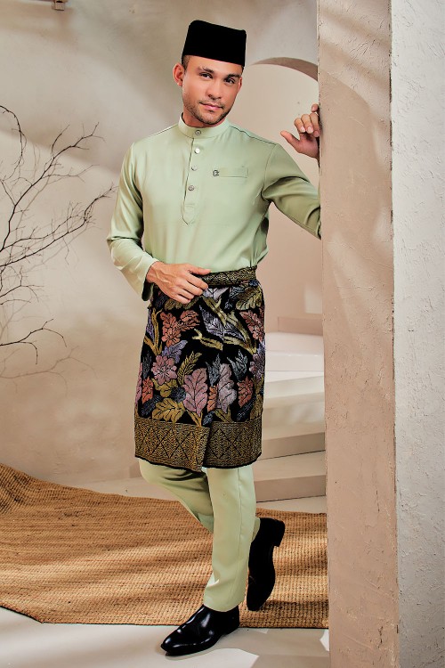 Baju Melayu Yusoff - Burgundy