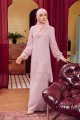 Yara Luxe Kurung - Dusty Pink