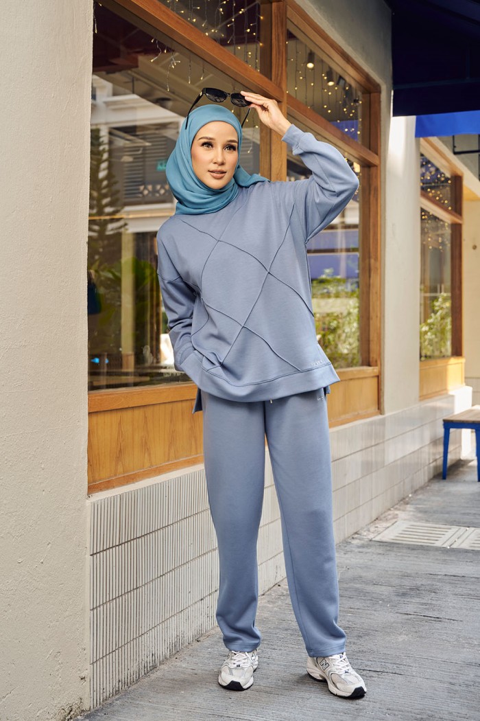 Stella Suit - Dusty Blue