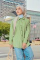 Elise Shirt - Dusty Green