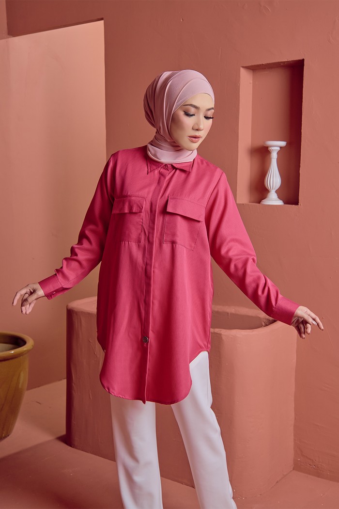 Amara Shirt - Pink Magenta (PRE ORDER ETA 23 SEPTEMBER 2024)