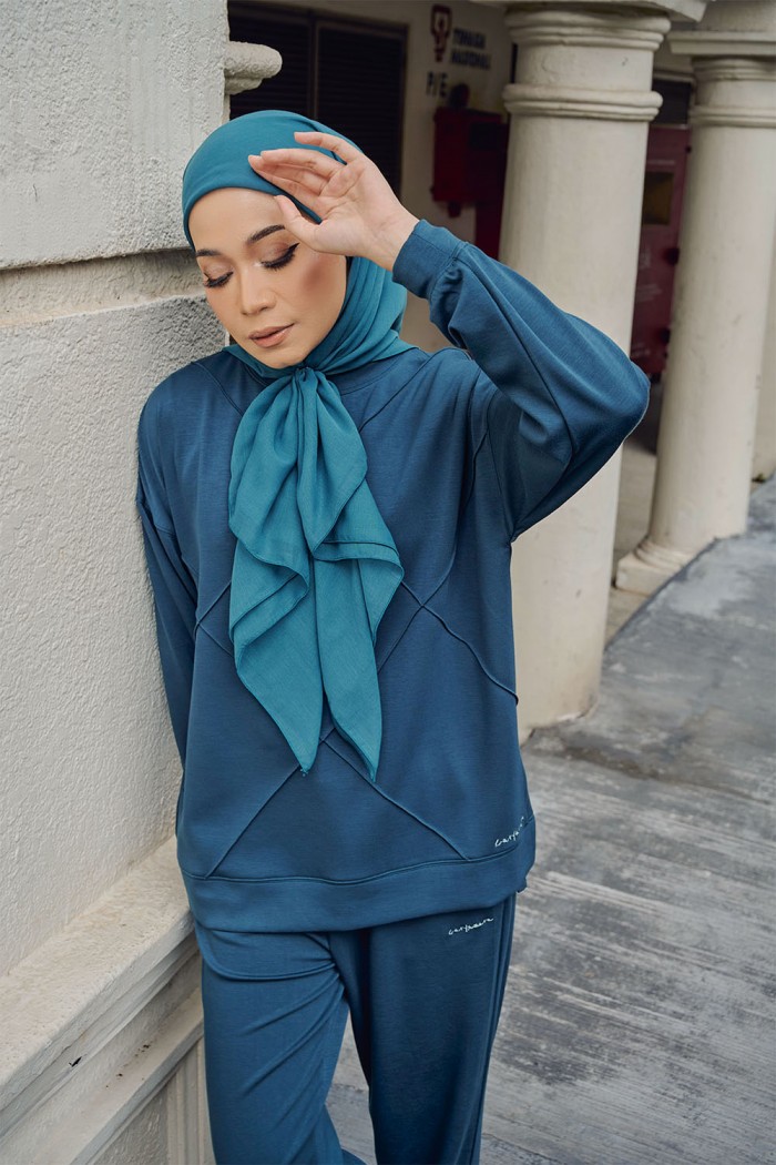 Stella Suit - Turquoise Blue