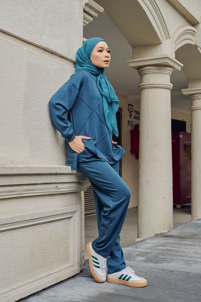 Stella Suit - Turquoise Blue