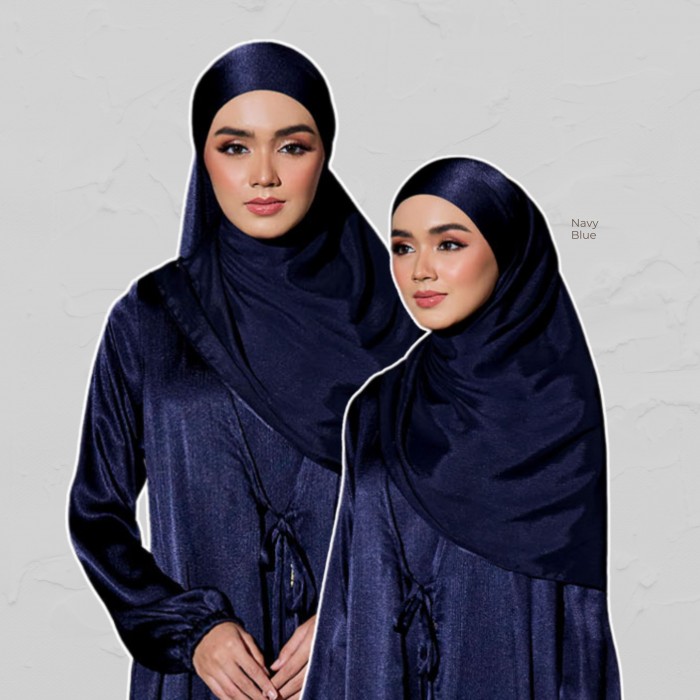 Qaleja Shawl - Navy Blue