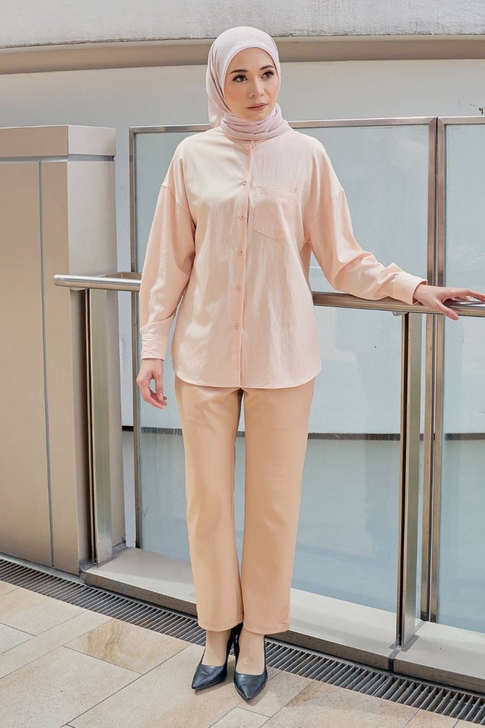 Nayla Shirt - Baby Peach