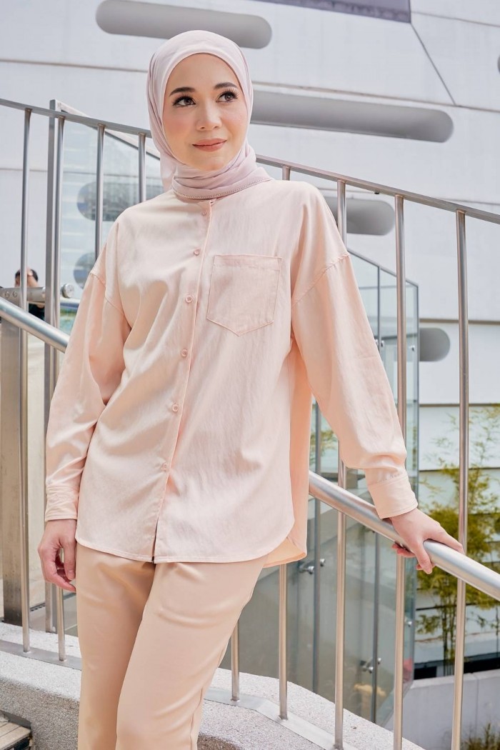 Nayla Shirt - Baby Peach