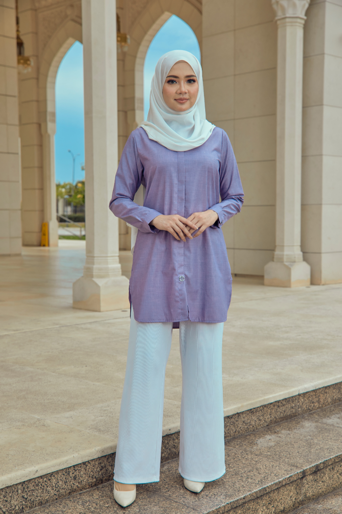 Aileen Blouse - Dusty Purple