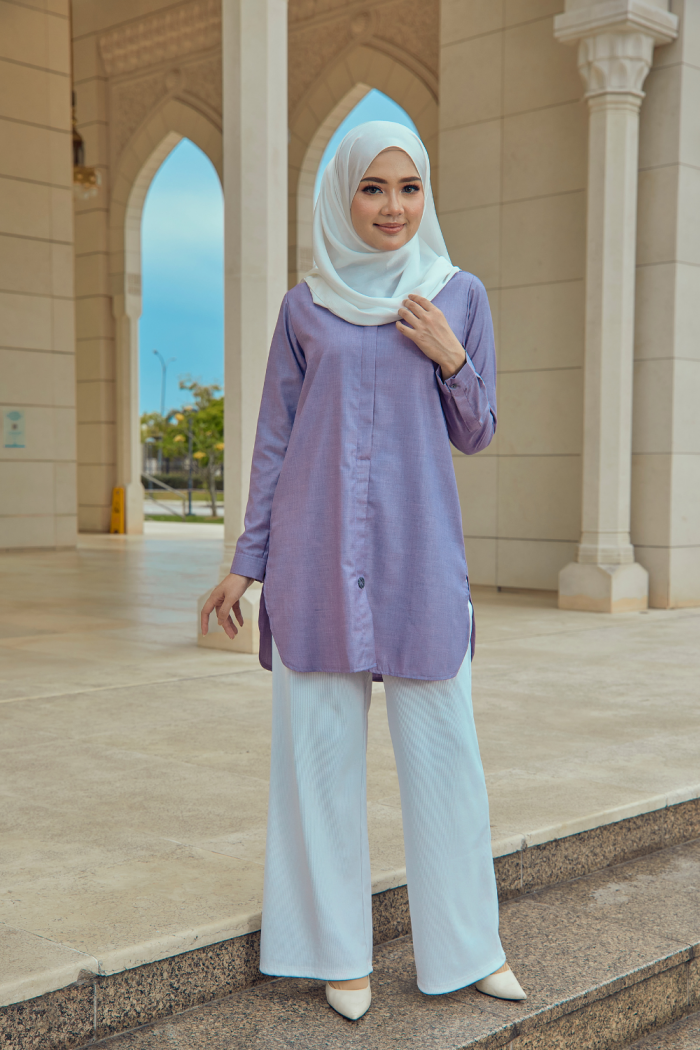 Aileen Blouse - Dusty Purple