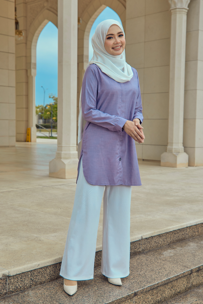 Aileen Blouse - Dusty Purple