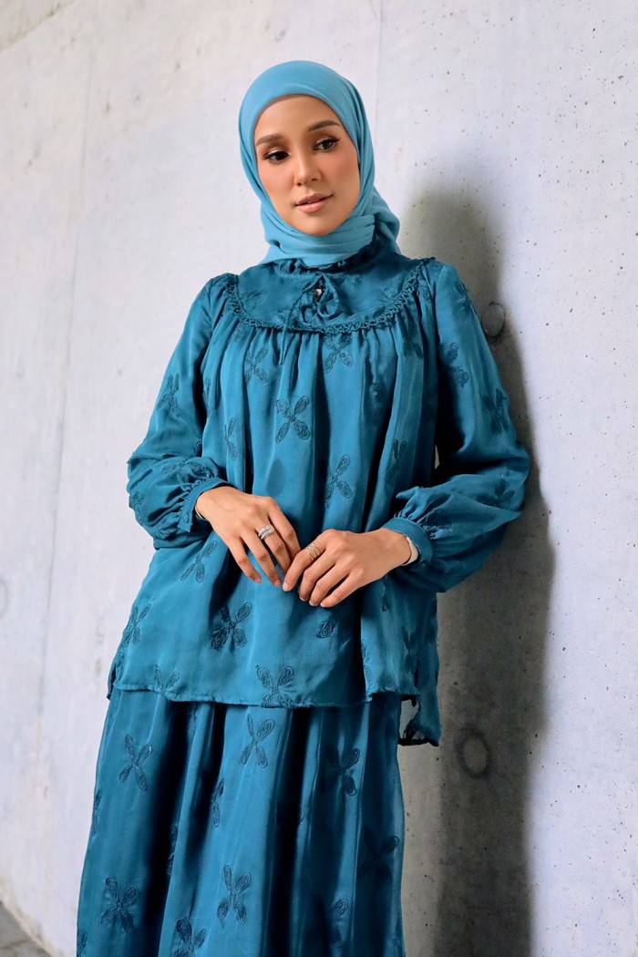 Auliya Luxe - Teal Blue