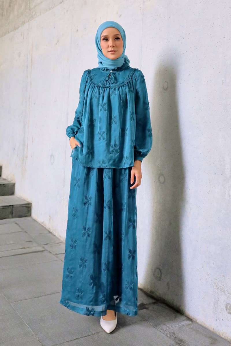 Auliya Luxe - Teal Blue