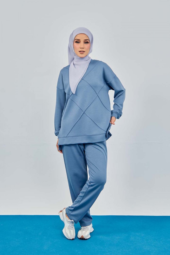 Stella Suit - Dusty Blue