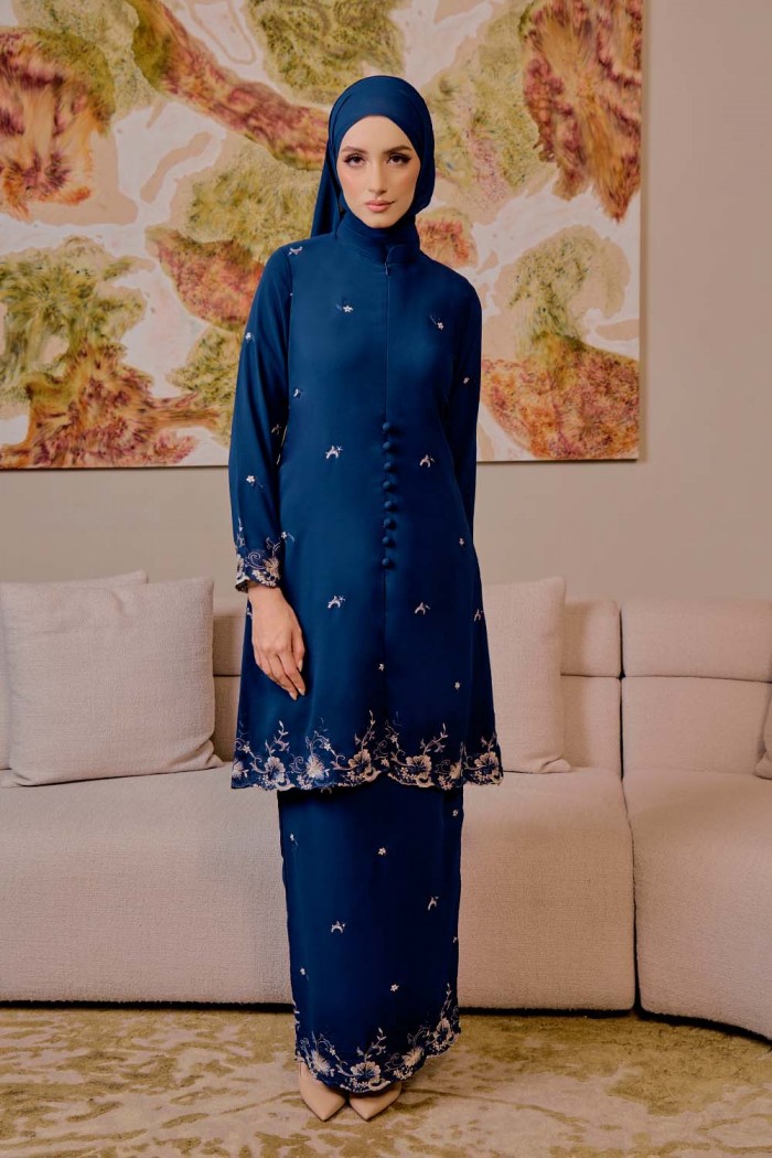 Bienda Kebaya - Navy Blue