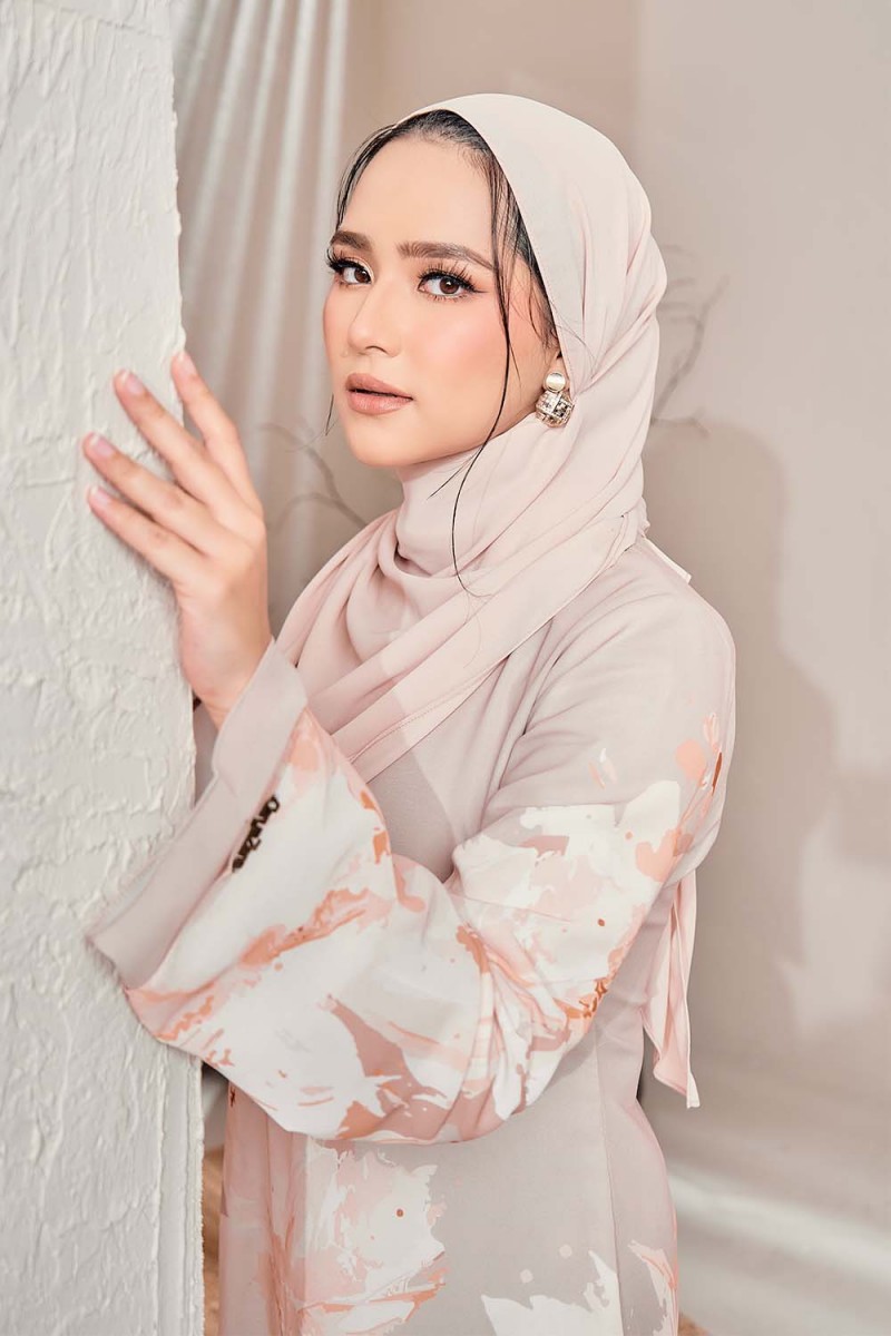 Julita Kurung - Nude Brown