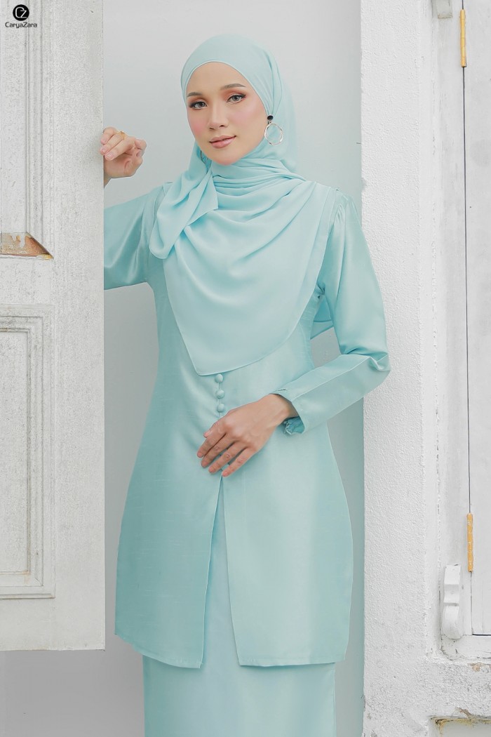 Delayla Silk - Mint Blue