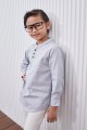 Kurta Fahd Kids - Silver Grey