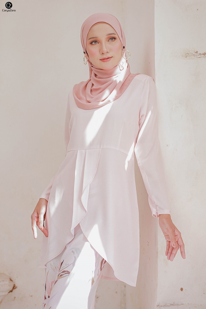 Tulip Printed - Soft Peach