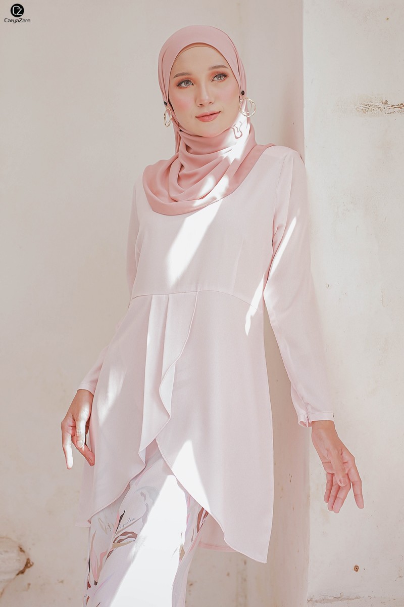 Tulip Printed - Soft Peach