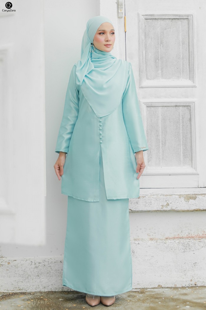 Delayla Silk - Mint Blue