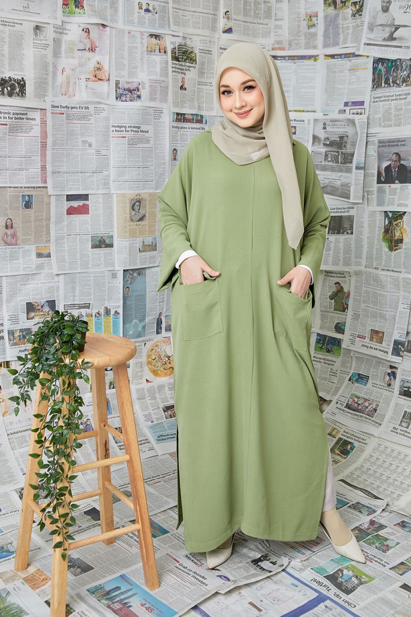 Carya Kaftan - Soft Olive