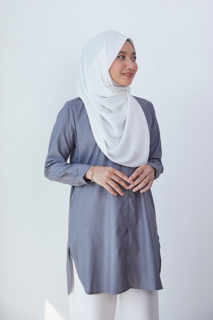 Aileen Blouse - Dusty Grey