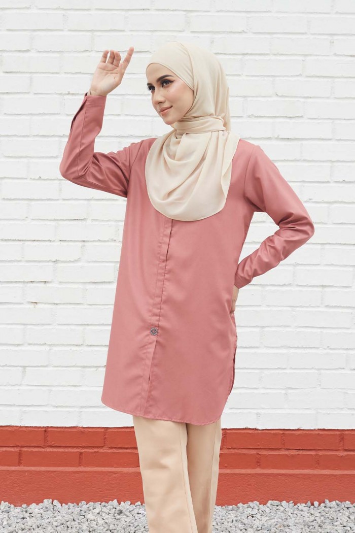 Aileen Blouse - Salmon Peach