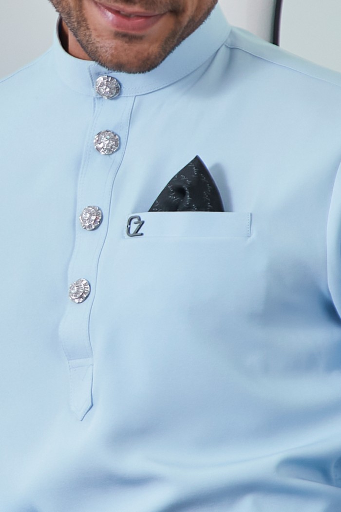 Baju Melayu Yusoff - Sky Blue