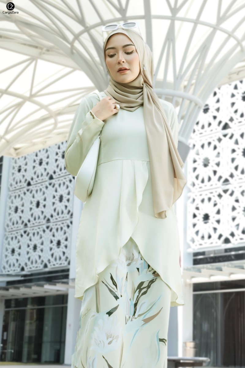 Tulip Printed - Khakis Green