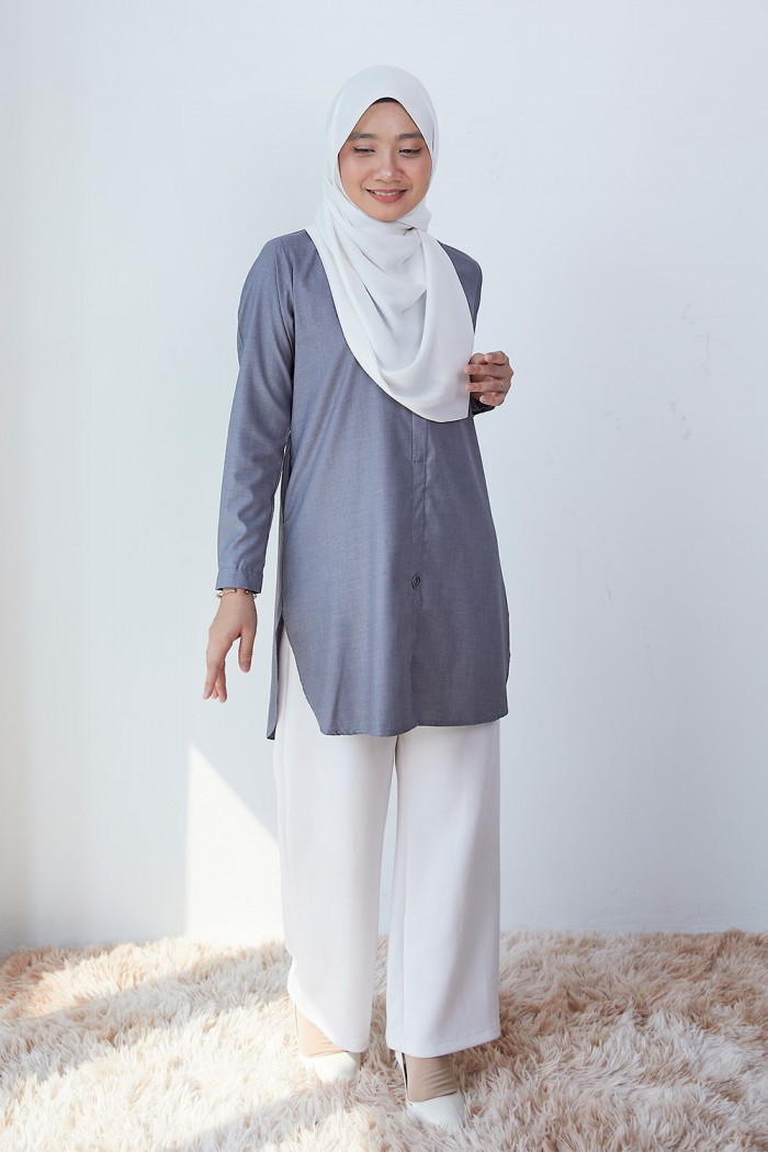 Aileen Blouse - Dusty Grey