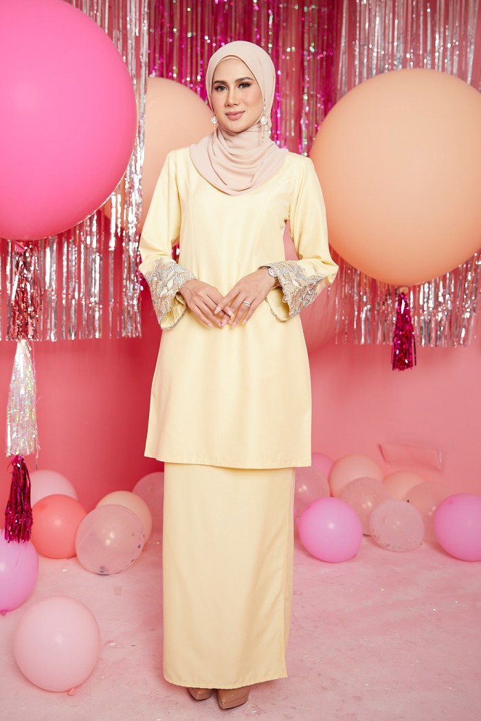 Irine Kurung - Soft Yellow