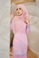 Adinda Luxe Kurung - Dusty Pink