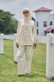 Evelyn Suit with Pants - Nude