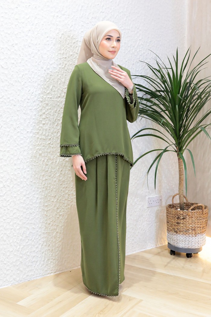Seri Mini Kurung - Olive Green