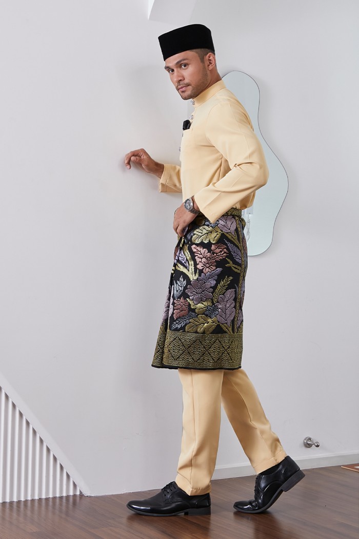 Baju Melayu Yusoff - Custard Yellow