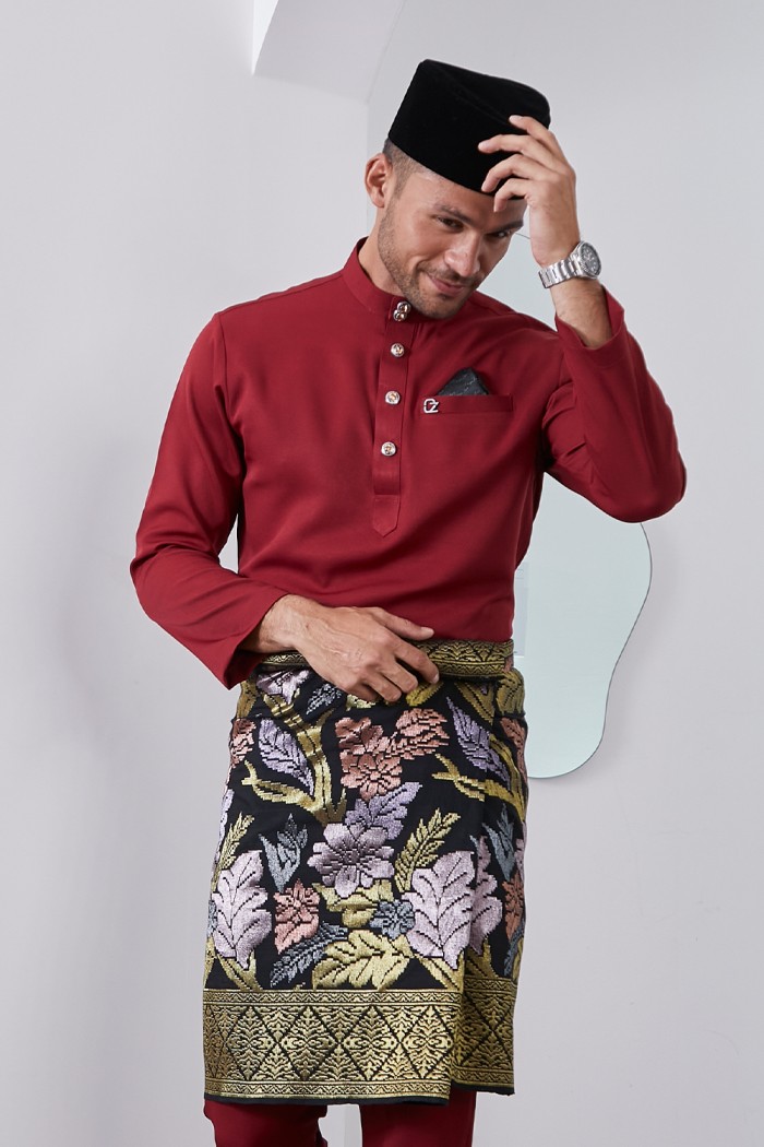 Baju Melayu Yusoff - Deep Red