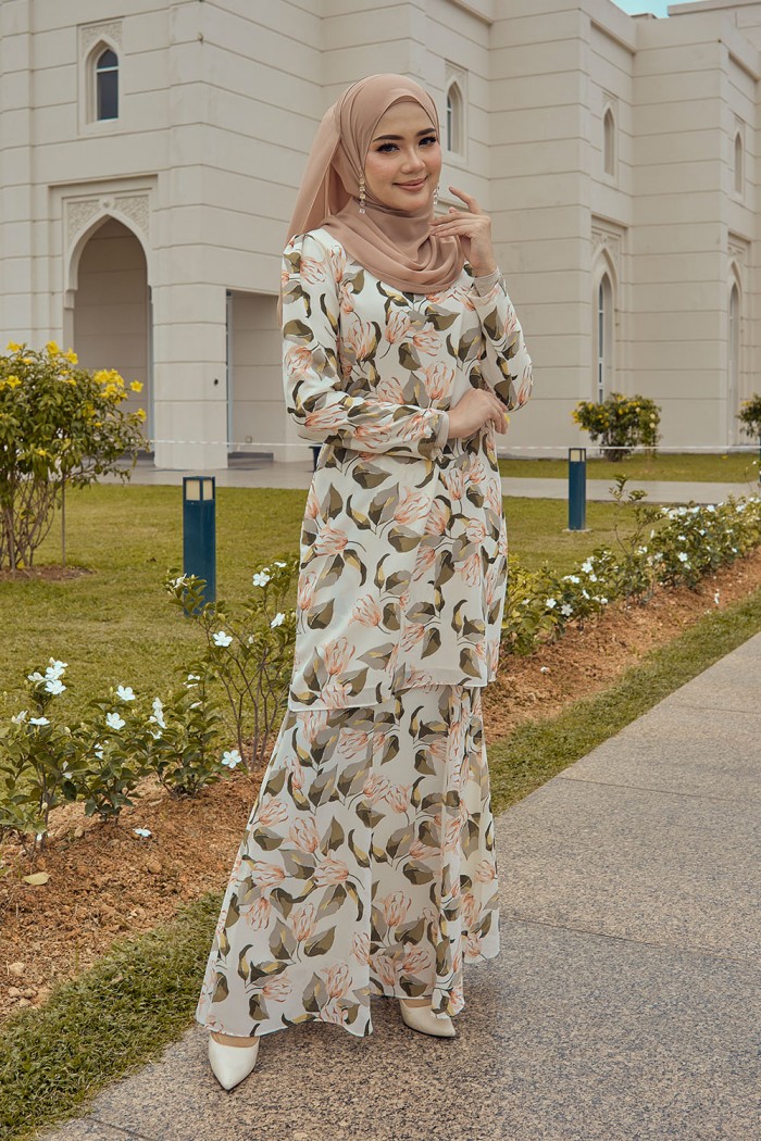 Maharani Kurung - MK04 - Morning Tulip