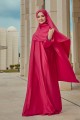 Abaya Aisyah - Hot Pink