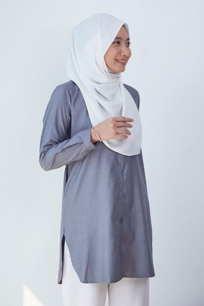 Aileen Blouse - Dusty Grey