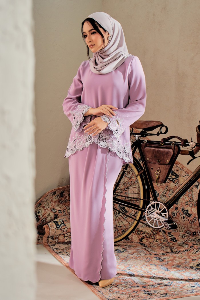 Suri Mini Kurung - Dusty Purple