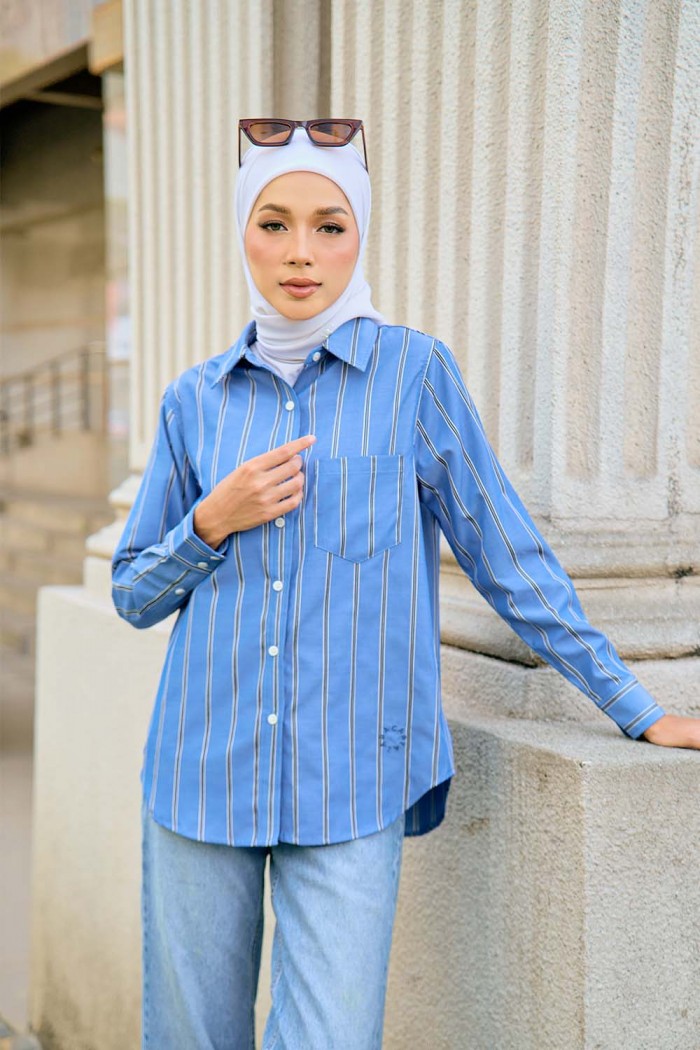 Calia Striped Shirt - Blue