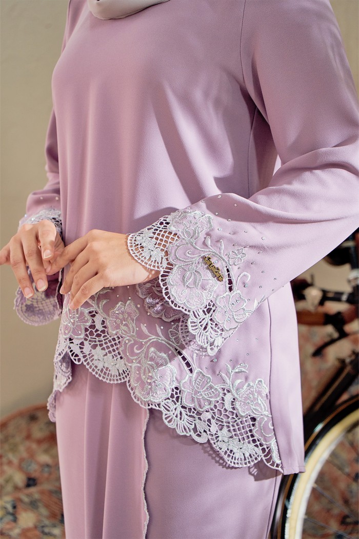 Suri Mini Kurung - Dusty Purple